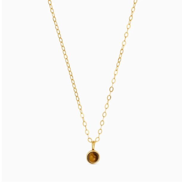 SOI Aya Tiger Eye Krystal halskde - Healing