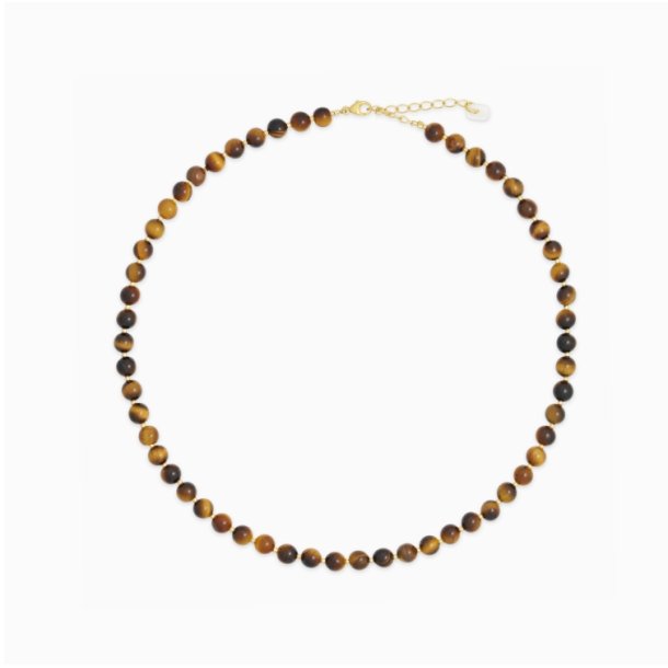 SOI Tiger Eye Krystal halskde - Healing