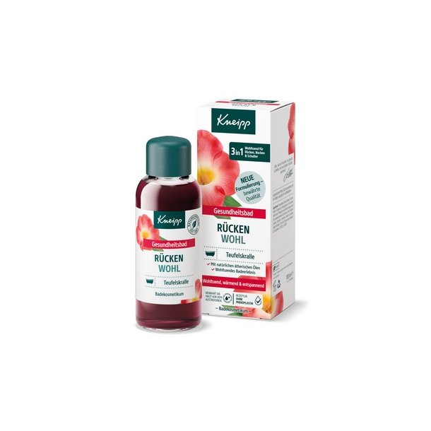 Kneipp Badeolie Rygafspnding med Djvleklo - 100 ml.