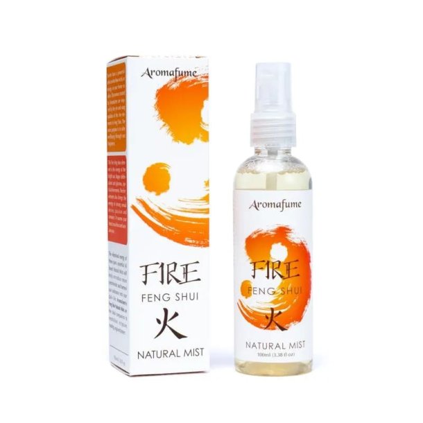 Aromafume Feng Shui Rumspray/Luftfrisker - Fire m. Sandeltr, Rose, Ylang-Ylang - 100 ml.
