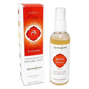 Chakra Rumspray Muladhara - 1. Chakra m. bl.a. Ylang-ylang, sandeltr og vetiver - 100 ml.
