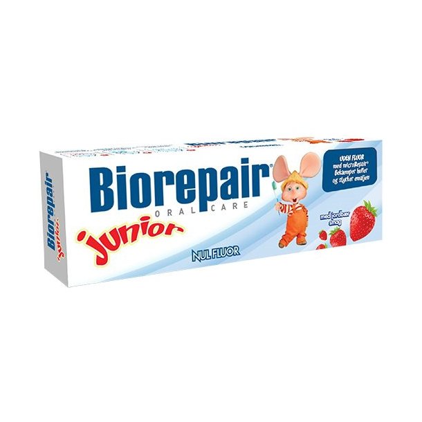 BioRepair Tandpasta Junior m. jordbrsmag - 50 ml.