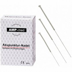 Akupunkturnle med plastikhndtag - JJ - 100 stk.