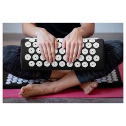 Sport-Tec Akupressurst med mtte og pude - 65 x 40,5 x 2,5 cm.