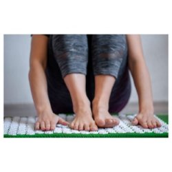 Sport-Tec Akupressurst med mtte og pude - 65 x 40,5 x 2,5 cm.