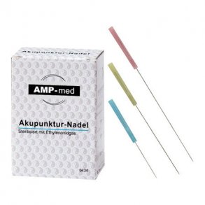 Akupunkturnle med plastikhndtag - JJ - 100 stk.