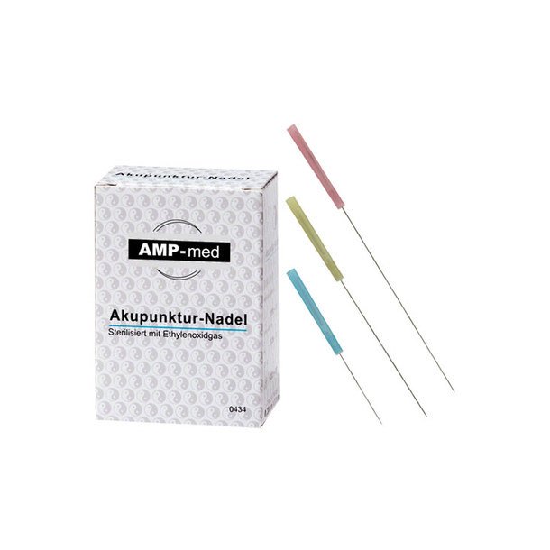 Akupunkturnle med plastikhndtag - JJ - 100 stk.