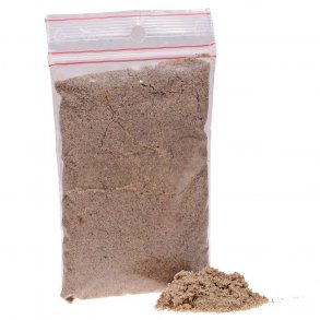 Sand til rgelsesafbrnding - ca. 100 g.