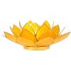 Lotus Capiz fyrfadsstage 3. Chakra - Gul med guldkant