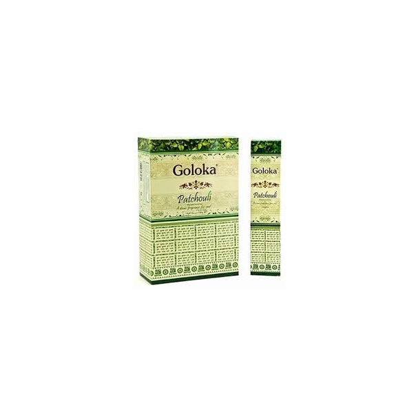 Goloka Patchouli rgelsespinde - 14 stk.