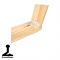 KneeChair Meditationsbnk i Amerikansk egetr - Foldbar