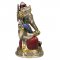 Ganesha Statue med mosaik dekoration - 20 cm.