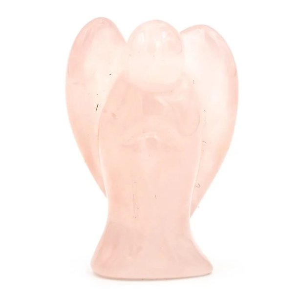Skytsengel i Rosenkvarts - 3,8 cm