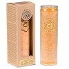 Chakraduftlys i glas med teriske olier - 2. chakra (Swadisthana)