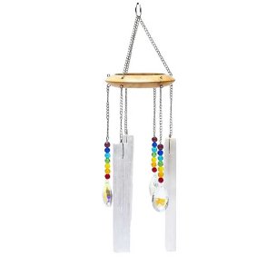 Vinduesophng Feng Shui krystaller og selenite