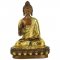 Teaching Buddha statue i messing - 20 cm.