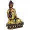 Teaching Buddha statue i messing - 20 cm.