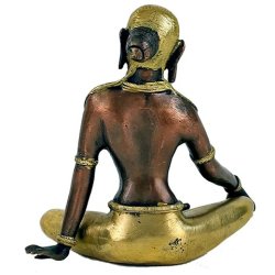 Parvati Statue - tofarvet - 15 cm. 