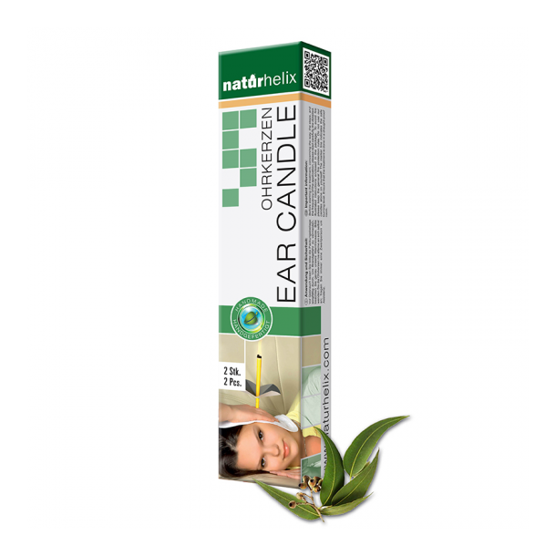 Naturhelix Hndlavede relys 2 stk. - Eucalyptus