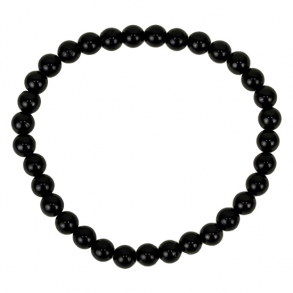 Armbånd med Sort Turmalin - 19 cm.
