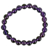 Armbnd med Ametyst - 19 cm.