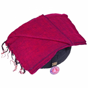 Meditationssjal i Akryl/bomuld - 200x80 cm.