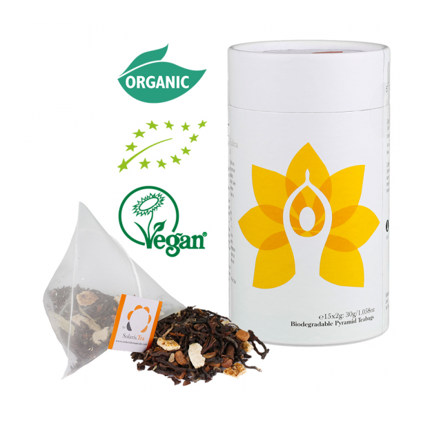 Solaris Chakra te - I do: Solar Plexus Chakra - kologisk - 15 stk.