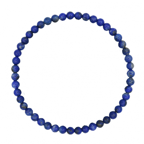 udtryk Meyella velstand Lapis Lazuli - Armbånd med Lapis Lazuli - 19 cm. - Giver styrke, øger  årvågenheden, bevidstheden og giver afklarethed.