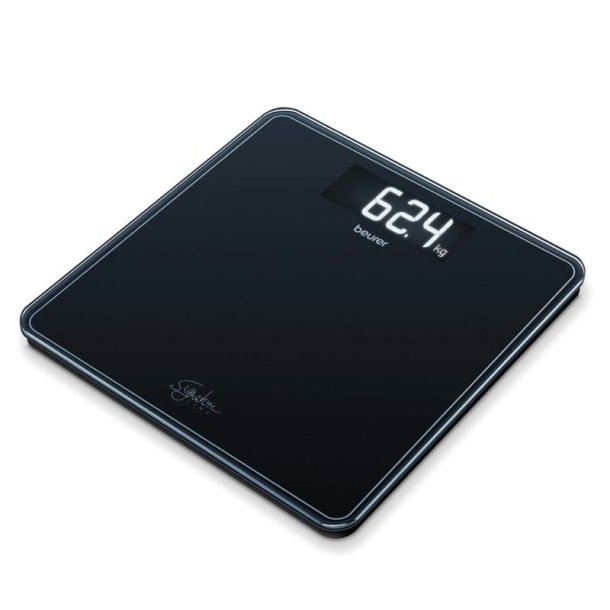 Beurer GS 400 Glasvgt Signature Line - 31x31 cm. - Sort