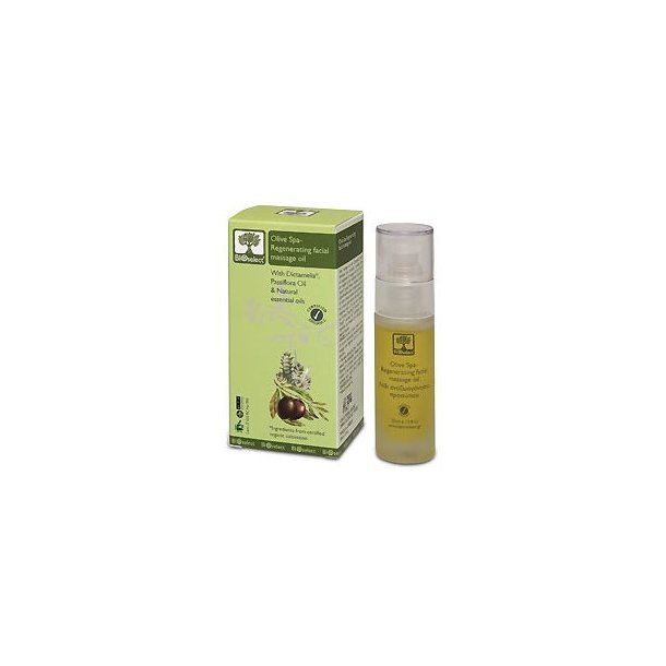 BIOselect Genopbyggende Ansigtsmassageolie, kologisk - 30 ml.