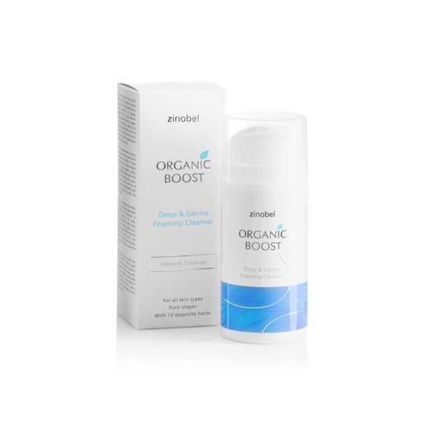 Zinobel Cleanser Deep & Gentle Organic Boost - 100 ml.