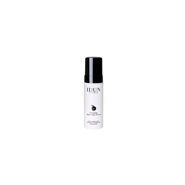 IDUN Minerals Face & Eye Mousse cleansing, Vegansk - 150 ml.