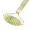 Gua Sha Ansigtsrulle af naturlig jadesten med nupret rulle - 14,5 cm.