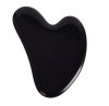 Gua Sha Obsidian Massageredskab i hjerteform - 8 cm.