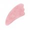 Gua Sha Massageredskab i Naturlig Rosakvarts - 11,5 cm.