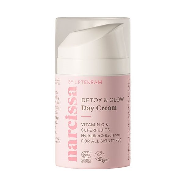 Narcissa by Urtekram Detox & Glow Day Cream - 50 ml.
