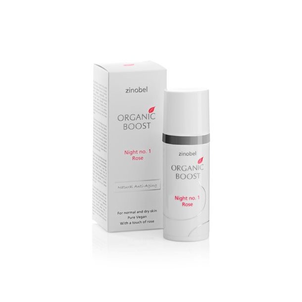 Zinobel Night no. 1 Rose natcreme Organic Boost - 50 ml.