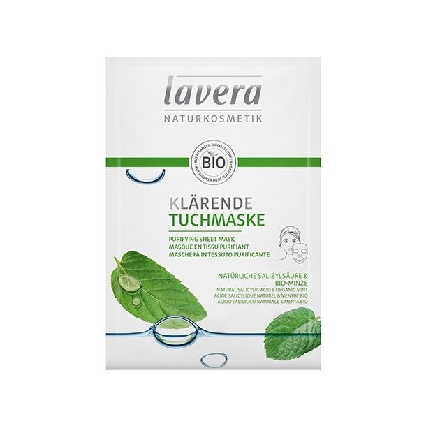 Lavera Naturkosmetik Sheet Mask Purifying m. mint