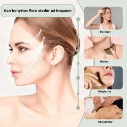 Lymfatiske konturb�rste/Ansigtsb�rste til lymfedr�nage