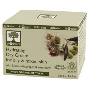 BIOselect Dagcreme til fedtet/ blandet Hud, Økologisk - 50 ml.