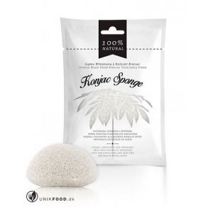 Konjac Sponge - Hvid til til alle hudtyper