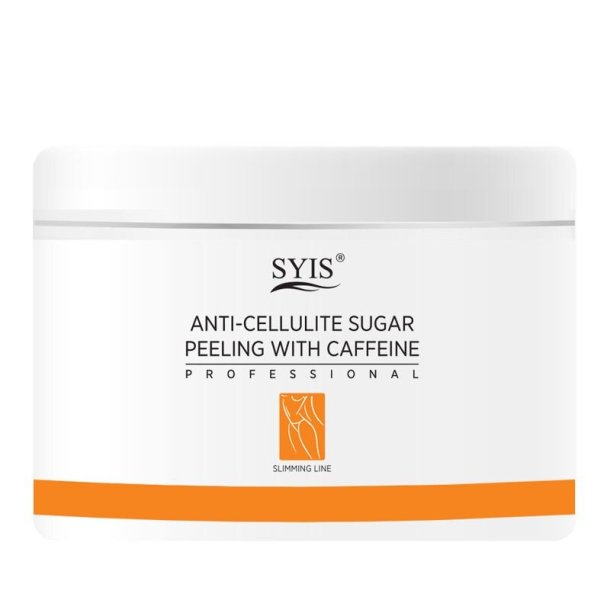 Syis Anti-Cellulitis Sukker Peeling m. Sheabutter og koffein - 500 gr. Bedst fr 8/24