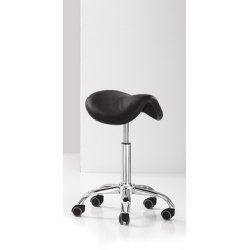 Master Arbejdsstol til frisr i sadelform - Hjde: 51-67 cm.