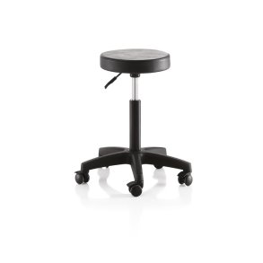 Master Arbejdsstol til frisr - Bredt sde - Hjde: 55-67 cm.