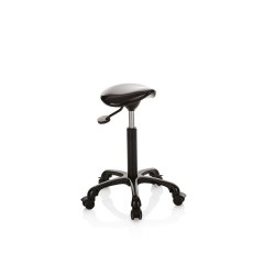 Master Arbejdsstol til frisr i smal sadelform - Hjde: 51-71 cm.