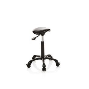 Master Arbejdsstol til frisr i smal sadelform - Hjde: 51-71 cm.