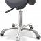 Master Sadelstol MS13D med justerbart ergonomisk aflastende sde - Sort