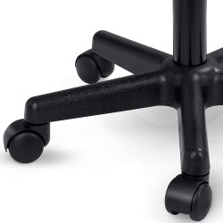 Casaria Arbejdsstol/Taburet med hjul - Sort