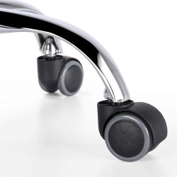 Arbejdsstol med lille rygsttte Sort - Siddehjde fra 44-59 cm.