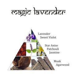 Aromafume Rgelsesterninger Magic Lavender - 9 stk.